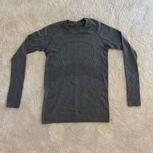 Grey Lululemon Swiftly Tech Long-Sleeve Shirt